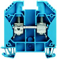 Durchgangs-Reihenklemme Weidmüller WDU Schraubanschluss 16mm² TS35 blau
