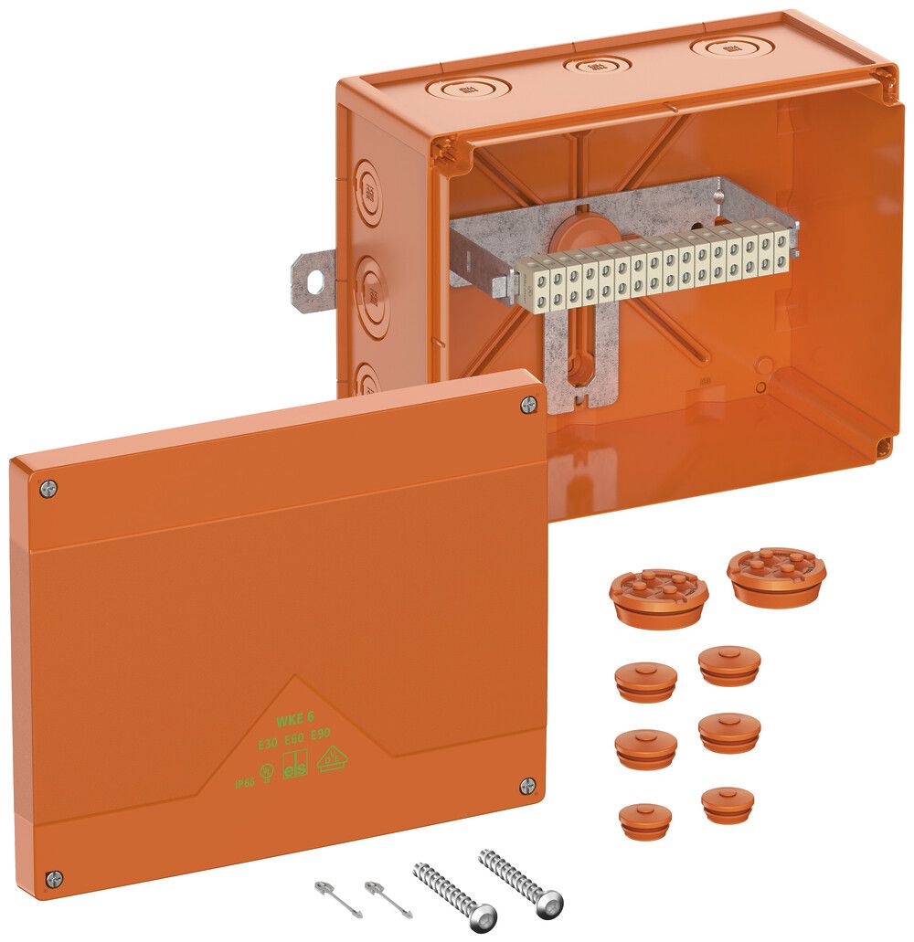 Boîte de dérivation AP Spelsberg WKE 6 16×1.5mm² E90 250×200×120mm IP66 or