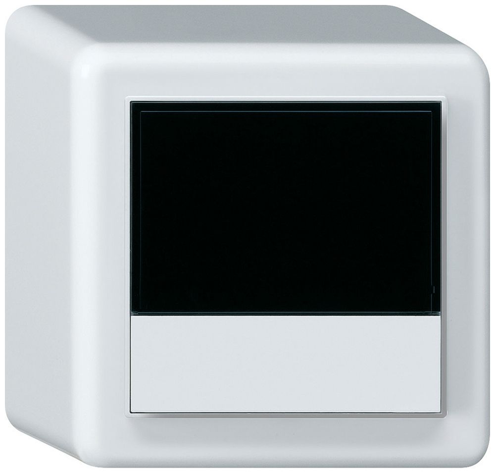 AP-Raumthermostat KNX origin mit Display 88×88×54mm weiss