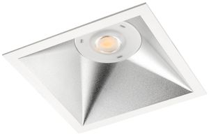LED-Downlight SG Rax Soft Square 19W 2370lm 830 IP44 62° DALI 216×216mm weiss