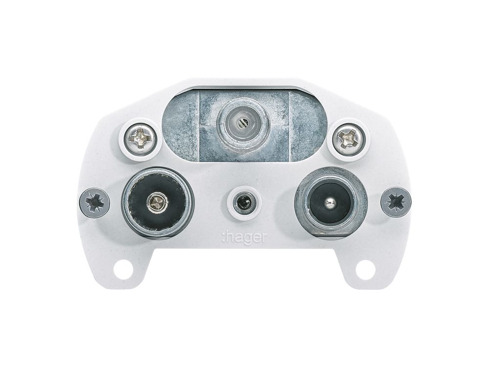 Intérieur pour prise R/TV/SAT Hager