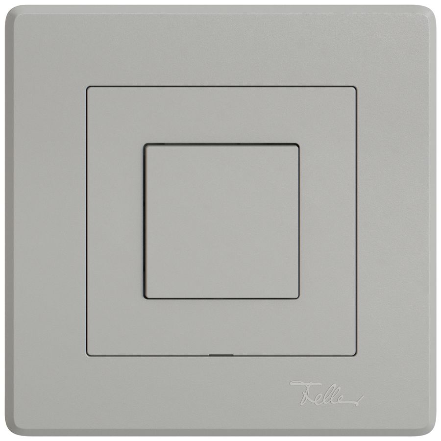 Interrupteur à poussoir ENC EDIZIO.liv Wiser SNAPFIX® 1 touche grc