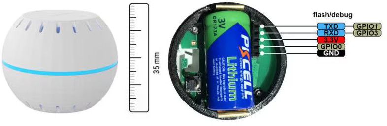 Shelly WiFi-Humidity & Temerature Sens. WLAN Luftfeuchte & Temperatursensor