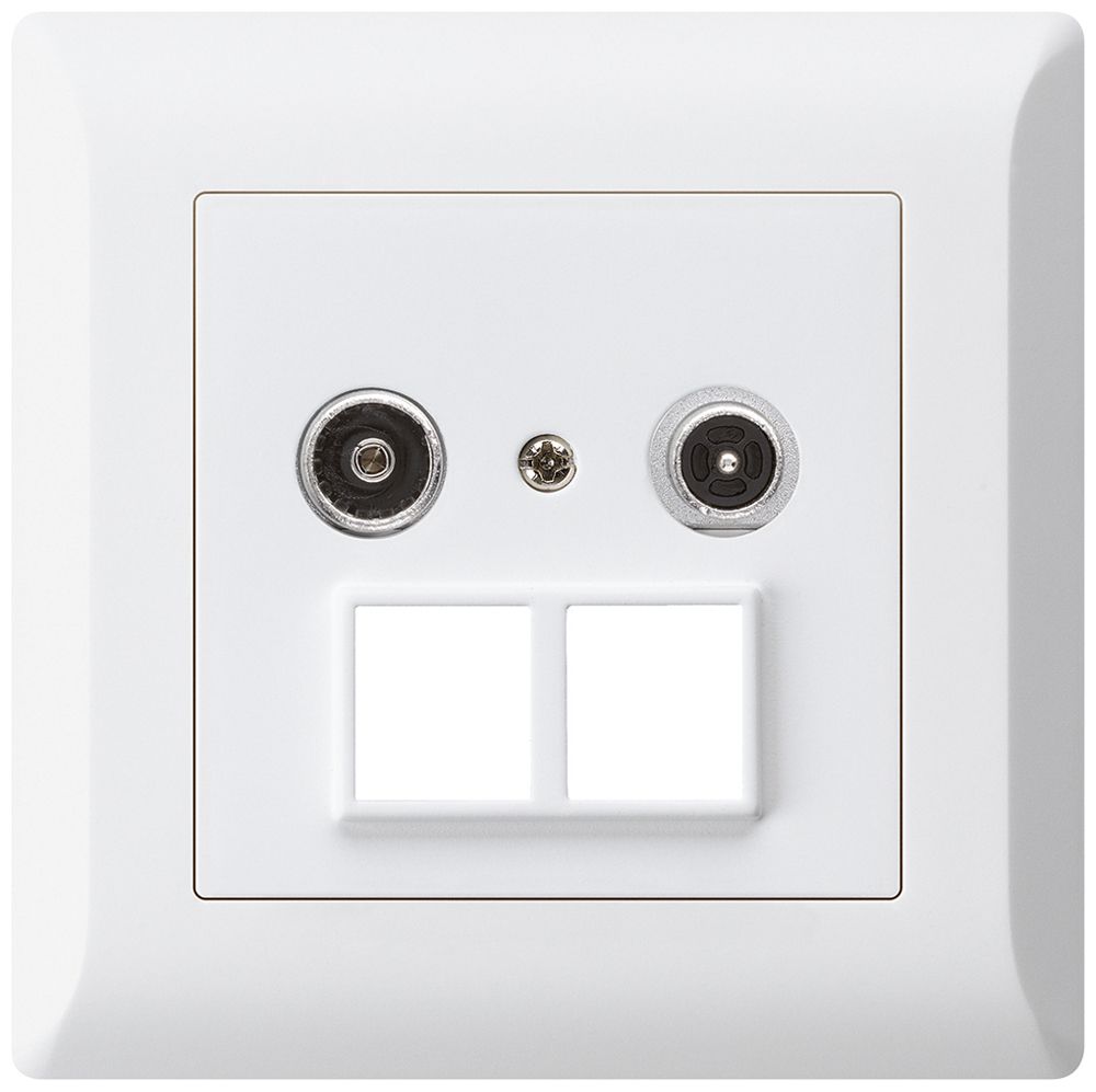 UP-Multimediadose kallysto.line R/TV 4dB 2GHz weiss