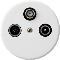 UP-Antennendose basico TV-R-SAT weiss