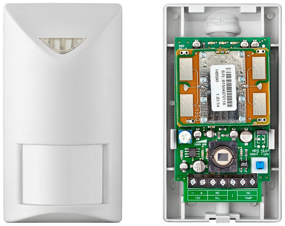 Dualer Bewegungsmelder Urmet 10.525MHz 12m 90°/36° 12V