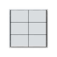 Poussoir KNX KAL 6×touches 6×points actionnables LED blanc