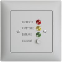 UP-Türstation für Rufleuchte I, EDIZIOdue hellgrau