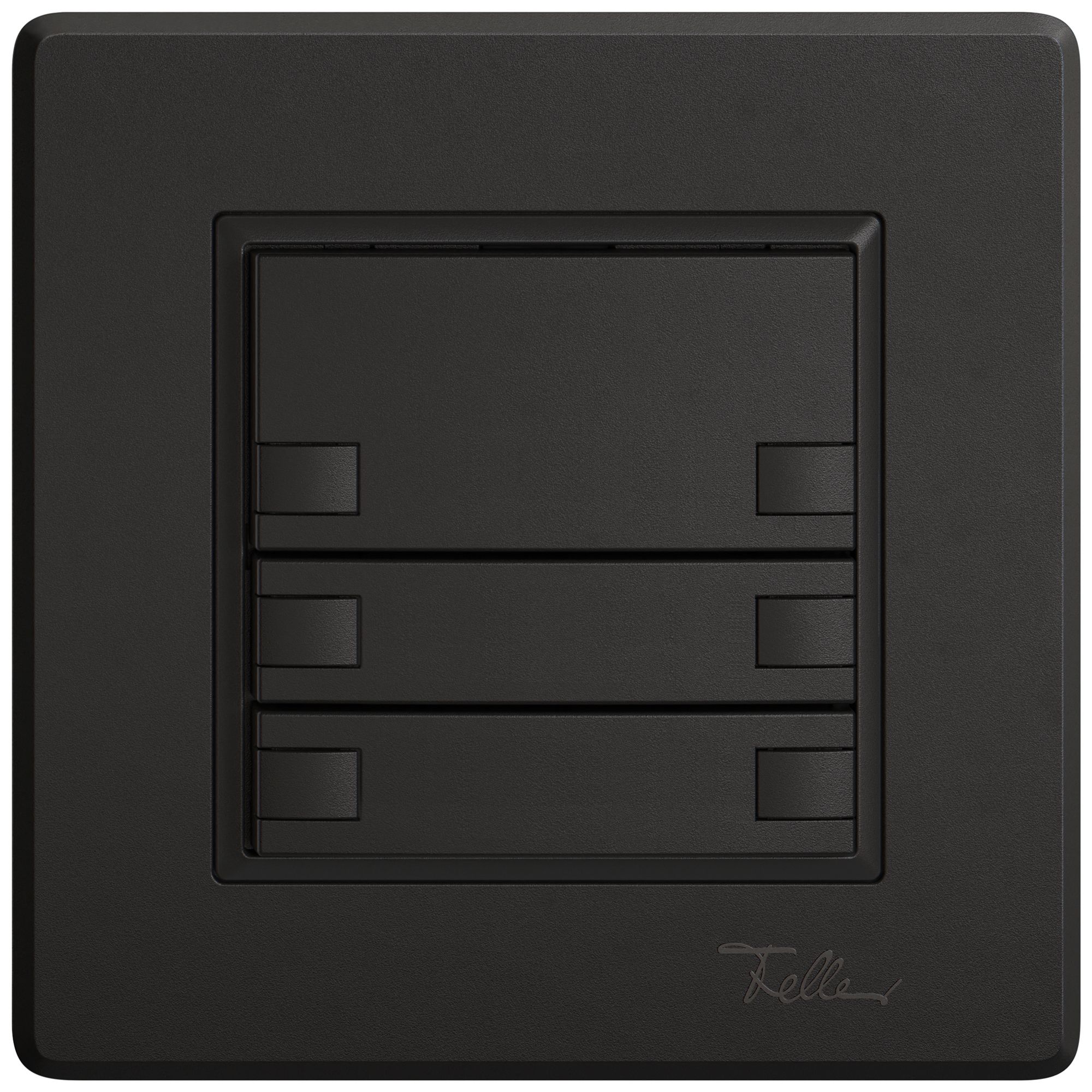 Poussoir KNX RGB ENC EDIZIO.liv SNAPFIX® capteur temp.s.LED 3× comm.2T no