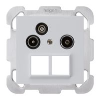 Presa antenna INC R/TV-dati HMS kallysto B 19dB grigio chiaro