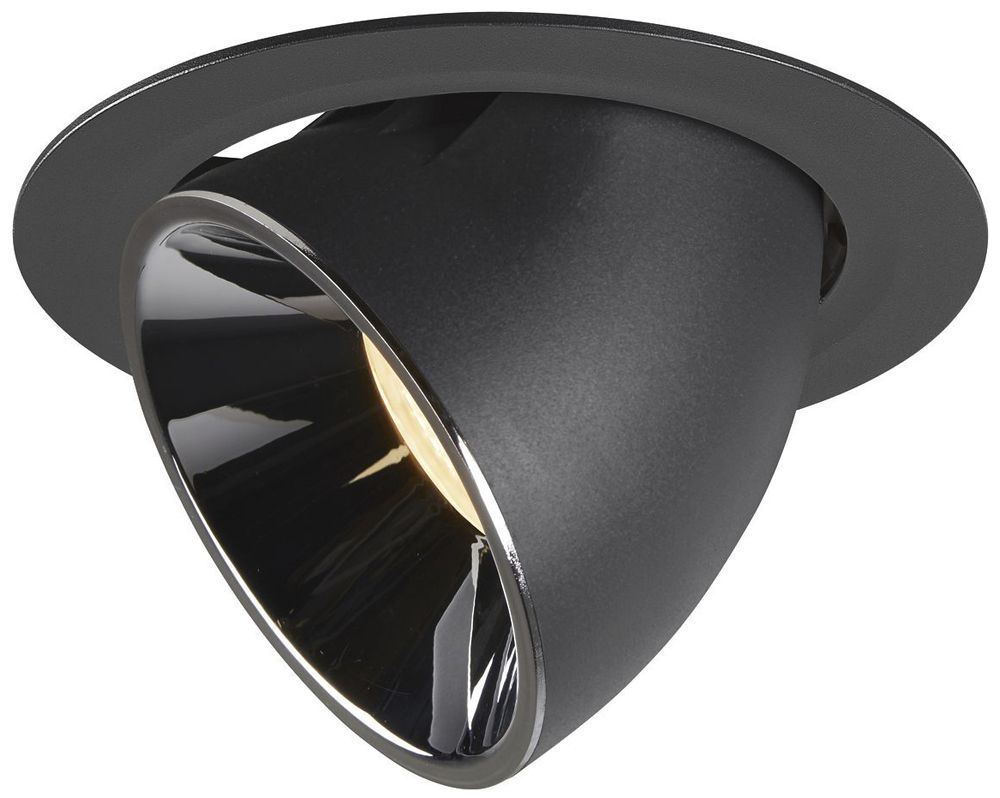 EB-LED-Downlight SLV NUMINOS GIMBLE XL, 37.4W 1050mA 3500lm 3000K 20° sz/chr