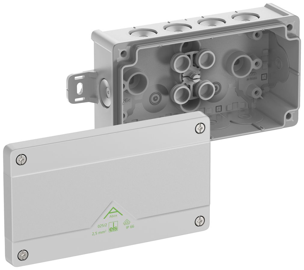 Scatola di derivazione AP Spelsberg Abox 025/2 AB-L 87×152×52mm IP66 gr