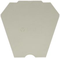 Paroi de fermeture Wieland 4mm² gris pour borne 2 étages