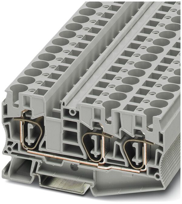 Borne de passage 0.2…16mm² gris ST 10-TWIN