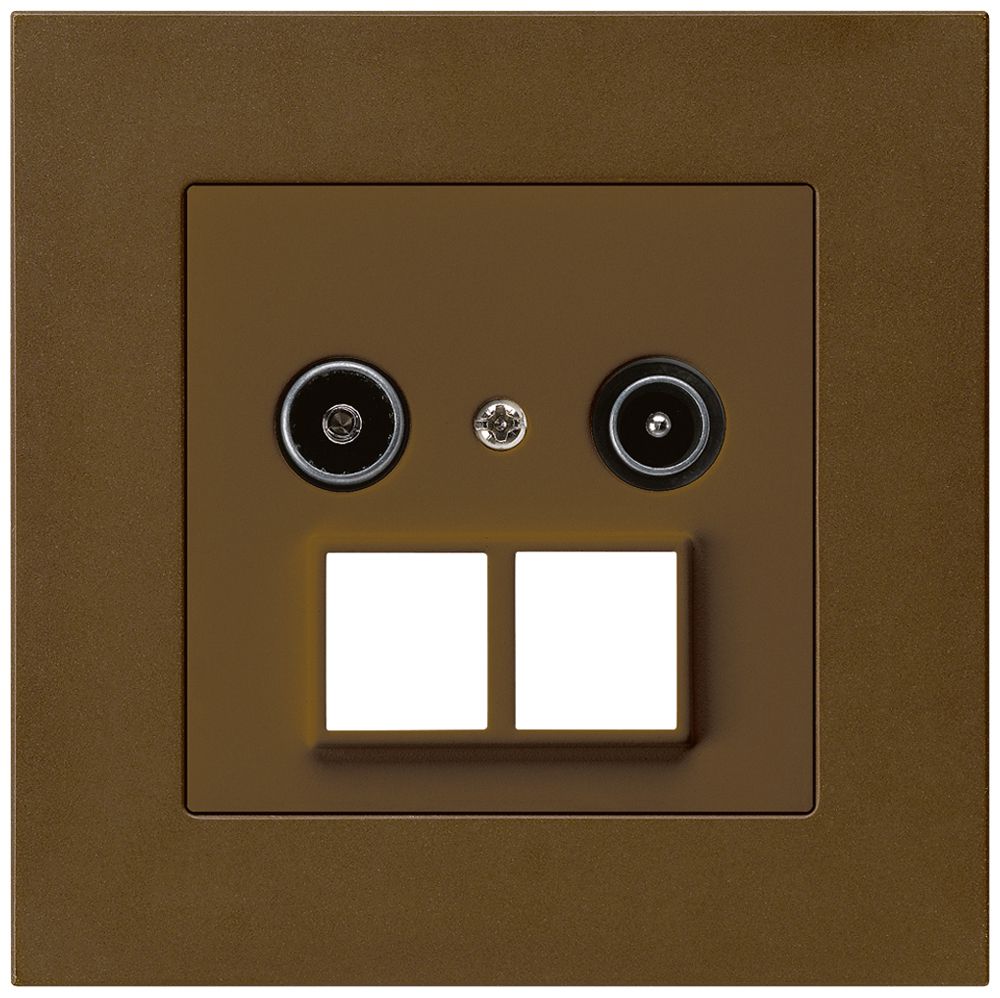 Prise d'antenne ENC R/TV HMS kallysto.pro 19dB brun