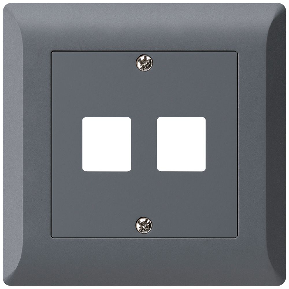 Kit frontale INC HMS kallysto.line per 2 moduli antracite