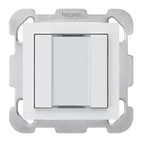 Tasto INC kallysto B KNX 2× s/e-link bianco