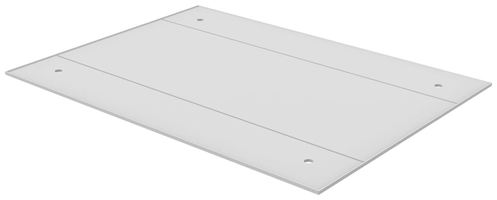 Schraubdeckel Spotbox Multibox 306×226×3mm grau