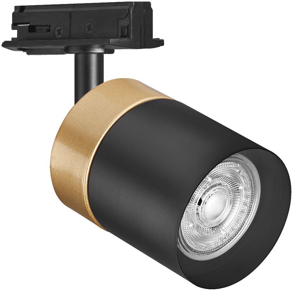 Spot LEDVANCE TRACKLIGHT CYLINDER GU10 35W L=142mm nero/oro