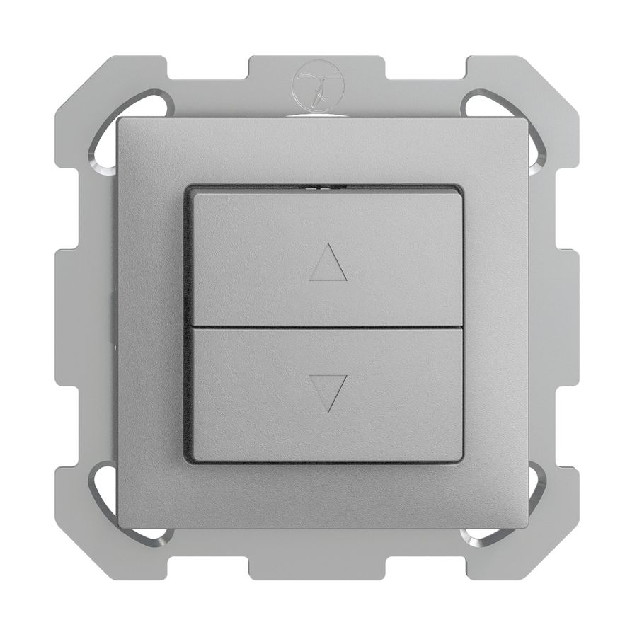 UP-Storentaster EDIZIOdue FM silver 1-Kanal