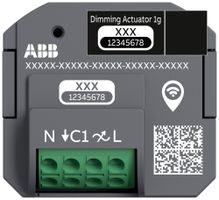 EB-RF-Dimmaktor ABB free@home wireless 1×Ausg 3…180W 230V