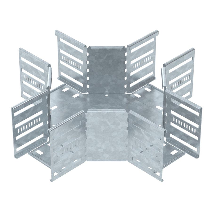 Pièce en croix BET RK 110×100mm acier galvanisé à chaud