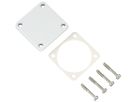 Plaque d'obturation DEM KD BD/CEE 75×75×6mm gris clair