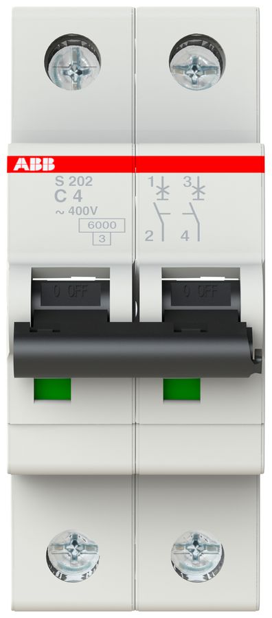 Disgiuntore ABB S202-C4 4A C 6kA