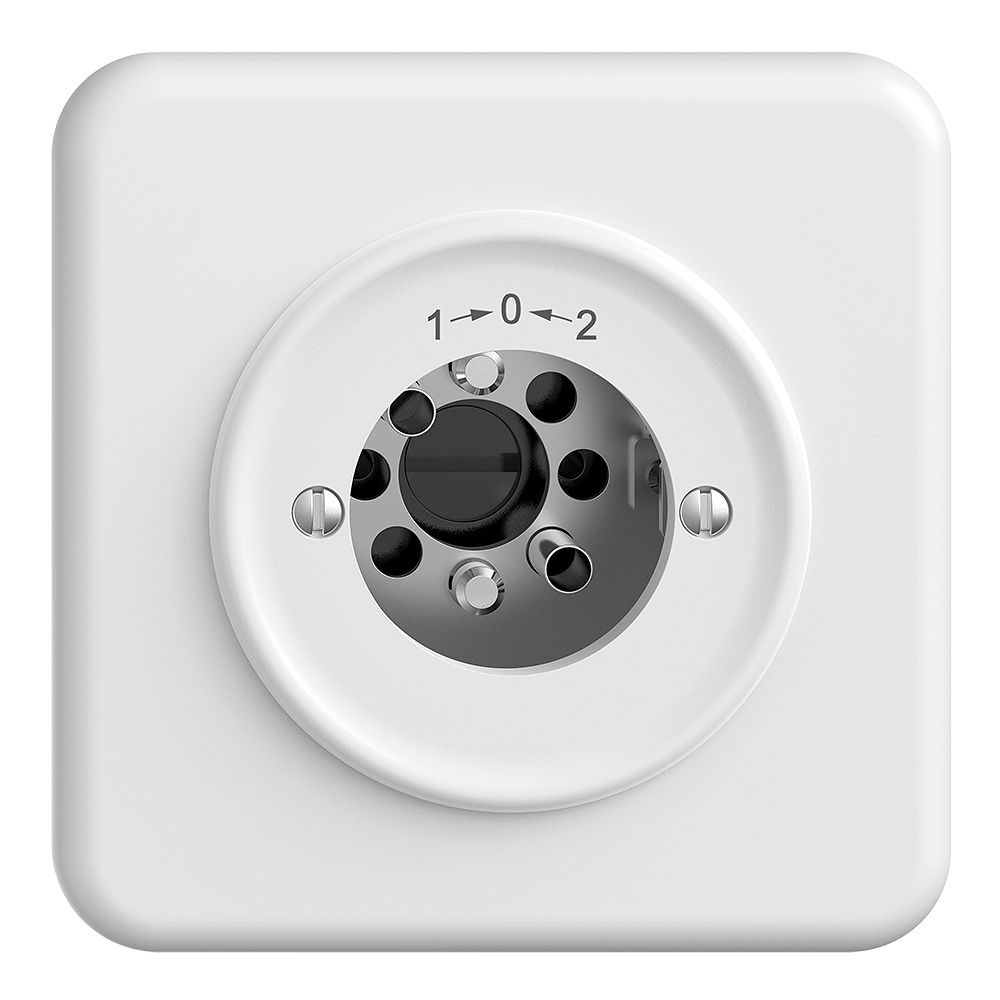 Contact pivotant ENC 1->0<-2 STANDARDdue blanc pour serrure, s.cyl.