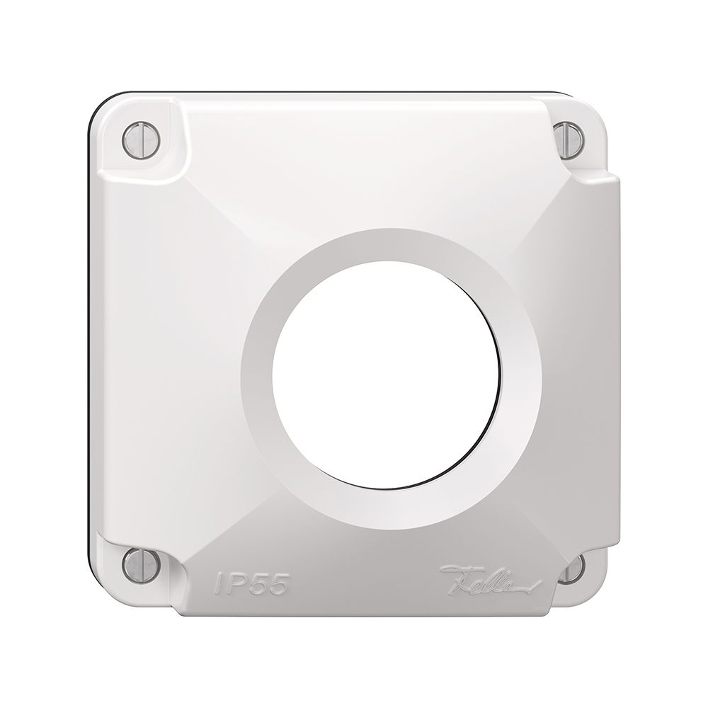 Couvercle NEVO p.détecteur de mouvement 360° NUP.Q, NAP.Q, a.joint blanc, blanc