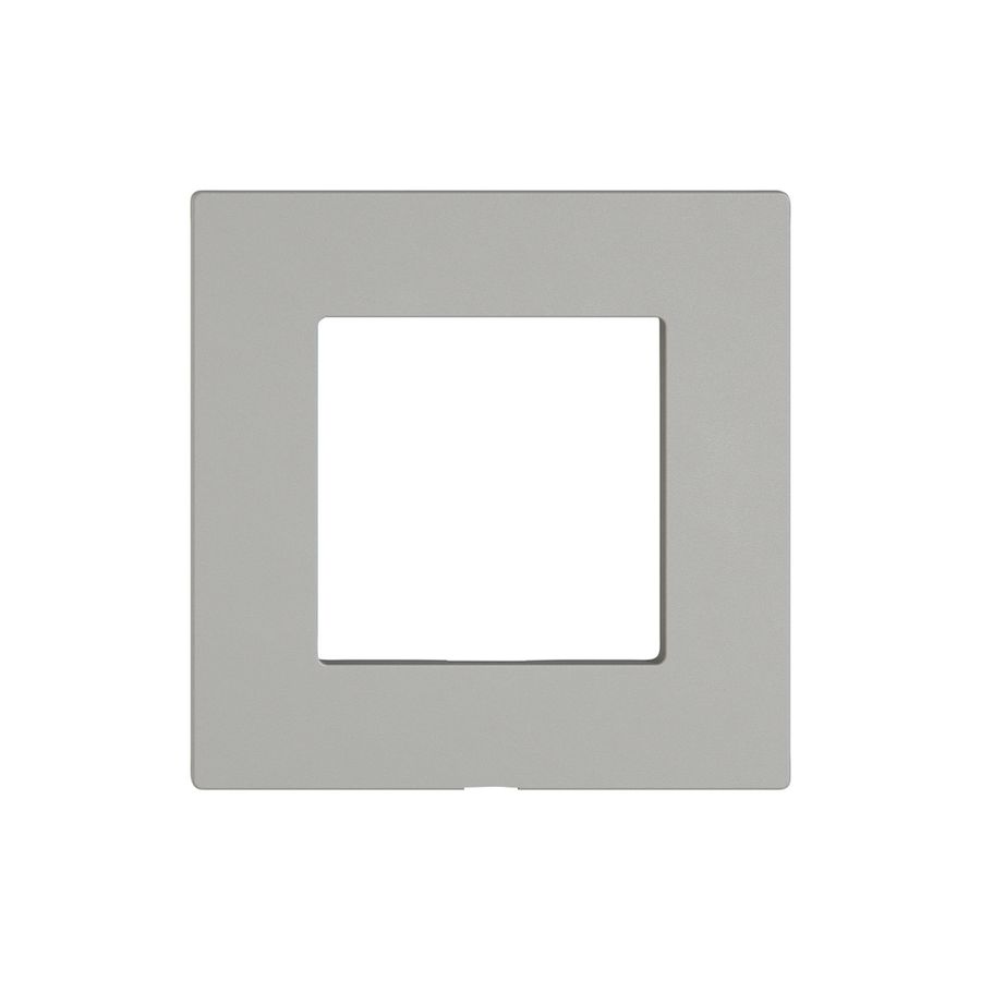 Plaque frontale EDIZIO.liv Wiser 60×60mm gris clair