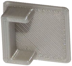 Cappa terminale DOTLUX DXF4/W materiale sintetico 13×12×5mm grigio