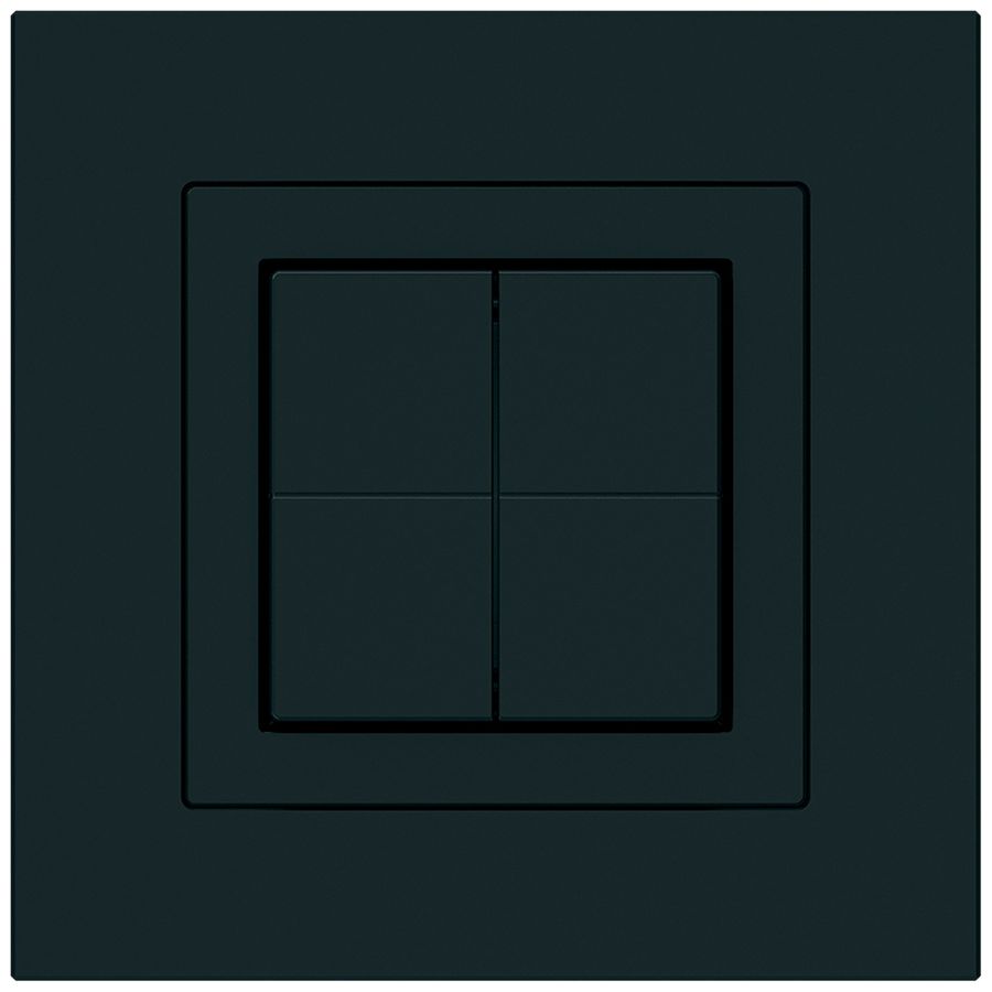 Funktaster Friends of Hue KPR, 4×, 94×94mm, schwarz