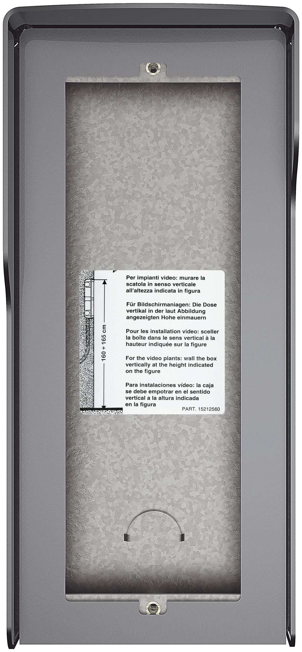 AP-Gehäuse Sfera 3 Module graphitgrau