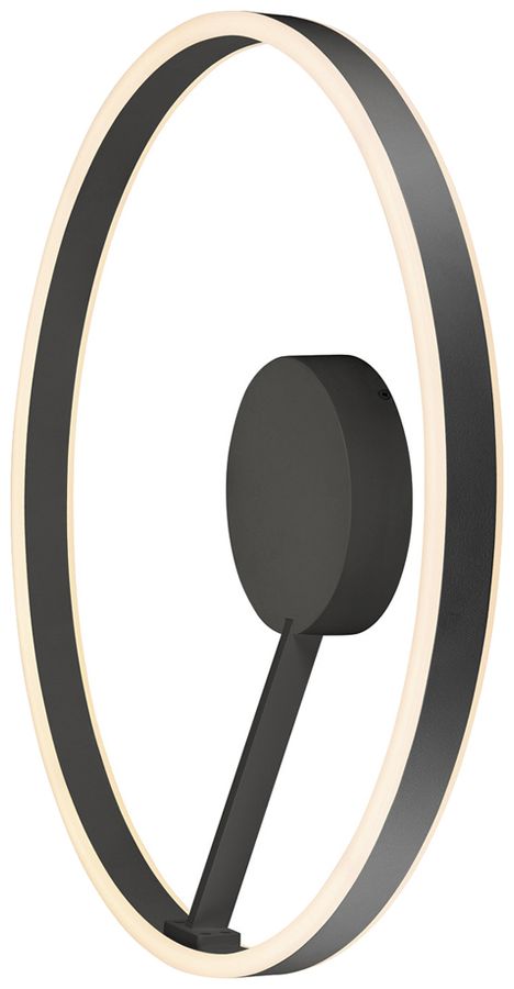 Plafoniera/applique LED SLV ONE 60 CW 23W 550lm 927/930 DALI Ø600 nero