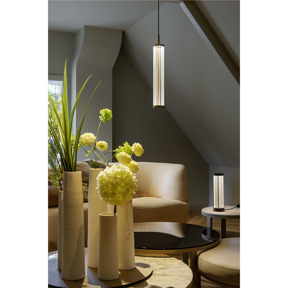 LED-Tischleuchte SLV QUIMERA 4.3W 110lm 927/930 Schalter Ø80×277mm Bronze