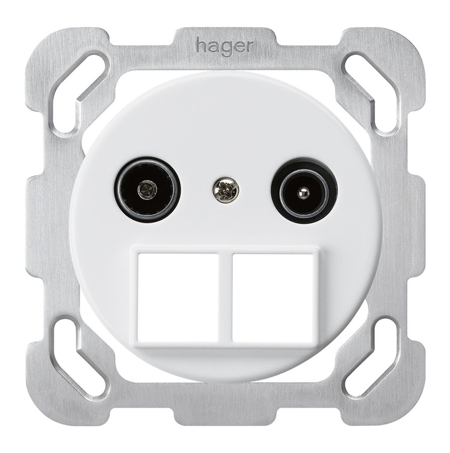 UP-Antennendose TV-R HMS basico B 14dB weiss