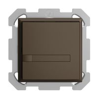 Pulsante KNX RGB INC EDUE, 250mW, s.LED, c.carta, 1×pulsante, com.1×tasto, cof