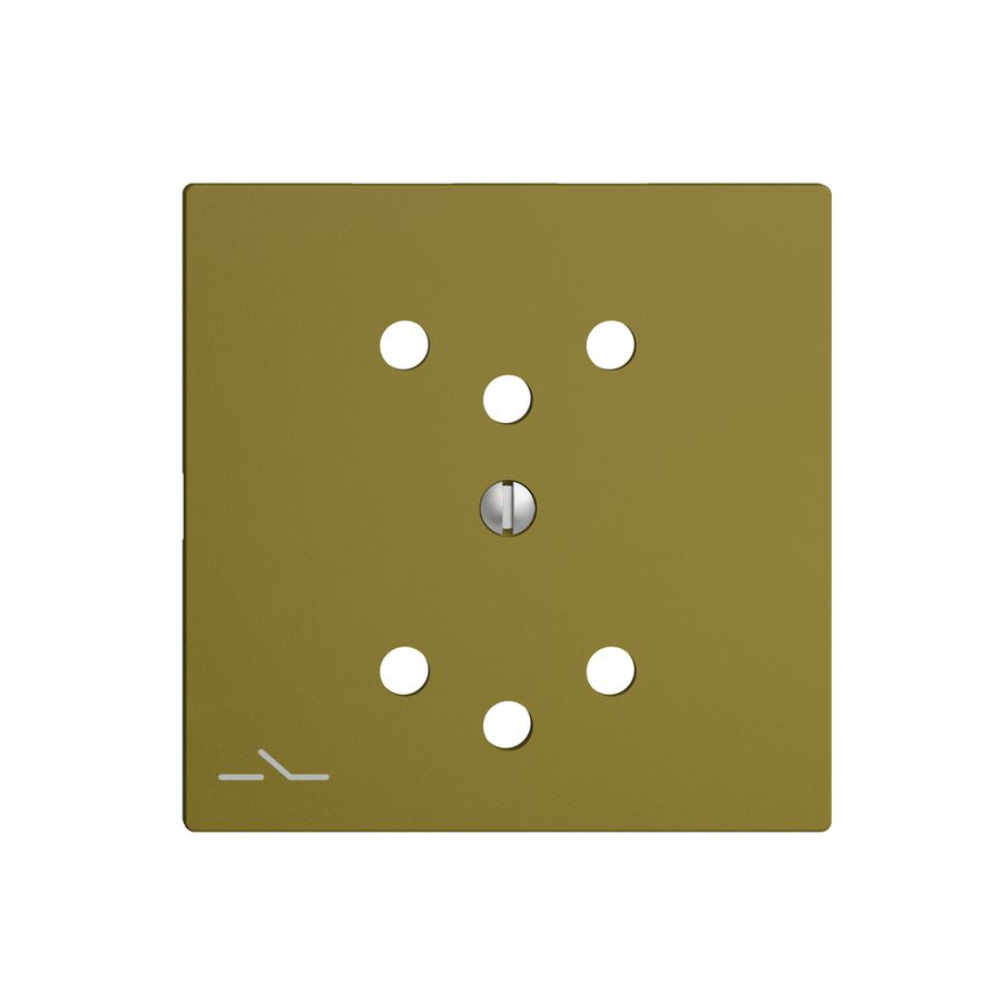 Frontplatte EDIZIOdue 2×T12 1×S olive