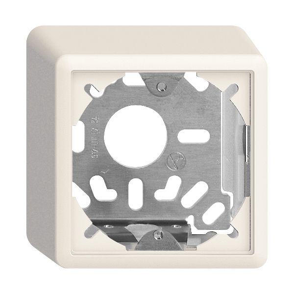 Kappe mit Grundplatte 54mm EDIZIOdue weiss universal