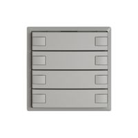 KNX-Taster RGB EDIZIO.liv SNAPFIX® Temperaturfüh.o.LED 4×Taste 2-Tbed.hgu