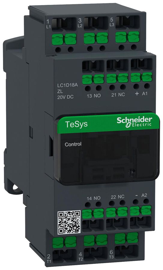 Leistungsschütz TeSys 20VDC 3NO 32A 18A 1NO 1NC