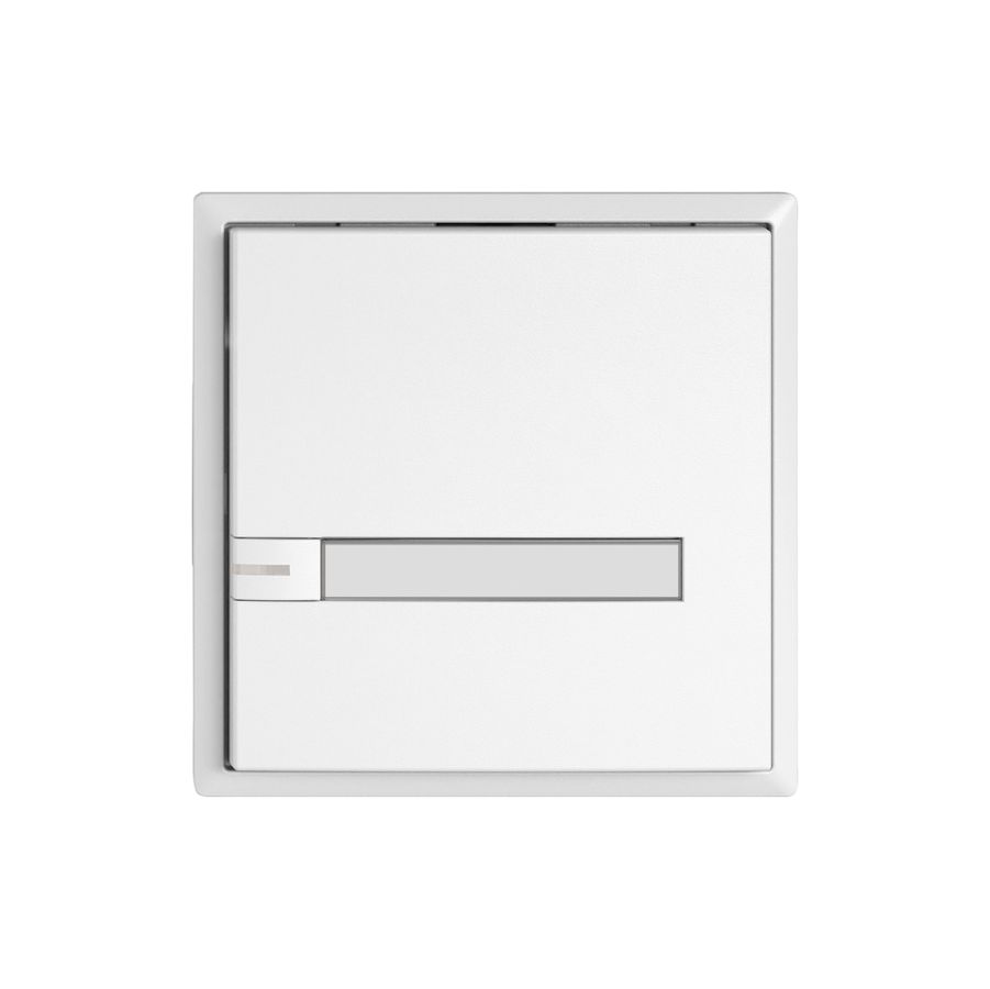 Pulsante universale EDIZIO.liv UNI SNAPFIX® 5…48V c.LED 1× com.1T targ.bi