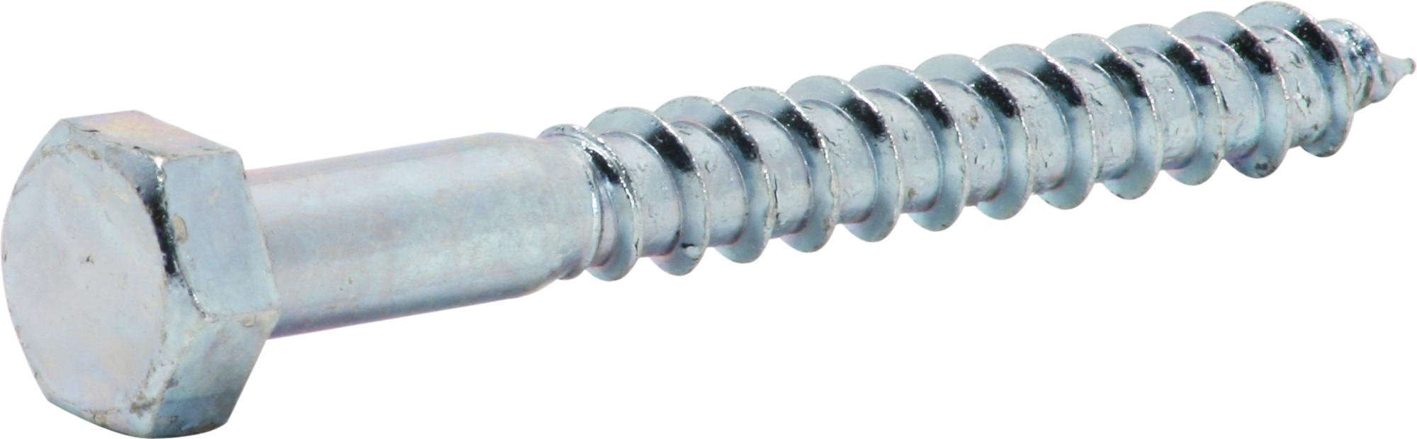 Vis à bois à tête hexagonale 8×70mm DIN 571, fraisée, zinguée