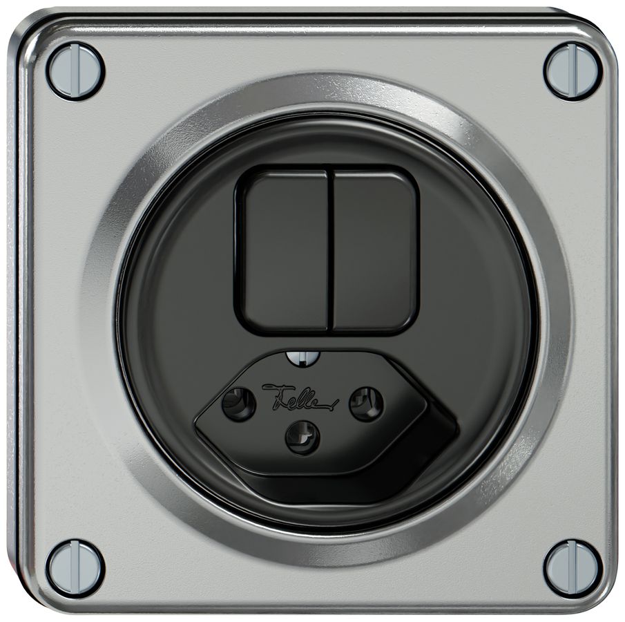 Combinaison ENC ELEMENT 2×schéma 3+type 13 aluminium