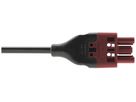 Anschlussleitung Woertz 49343/C4 3×1.5mm² 250V 16A 10m rt Buchse-frei Cca