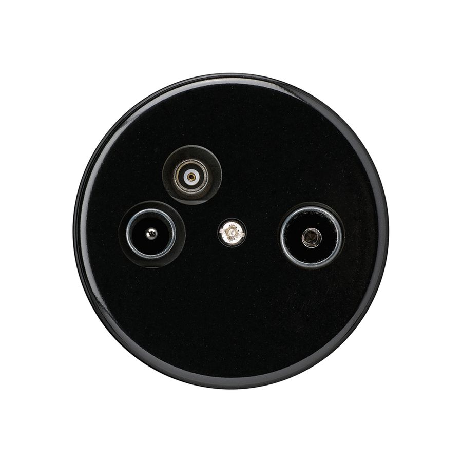 UP-Antennendose TV-R-Daten basico A 19dB schwarz