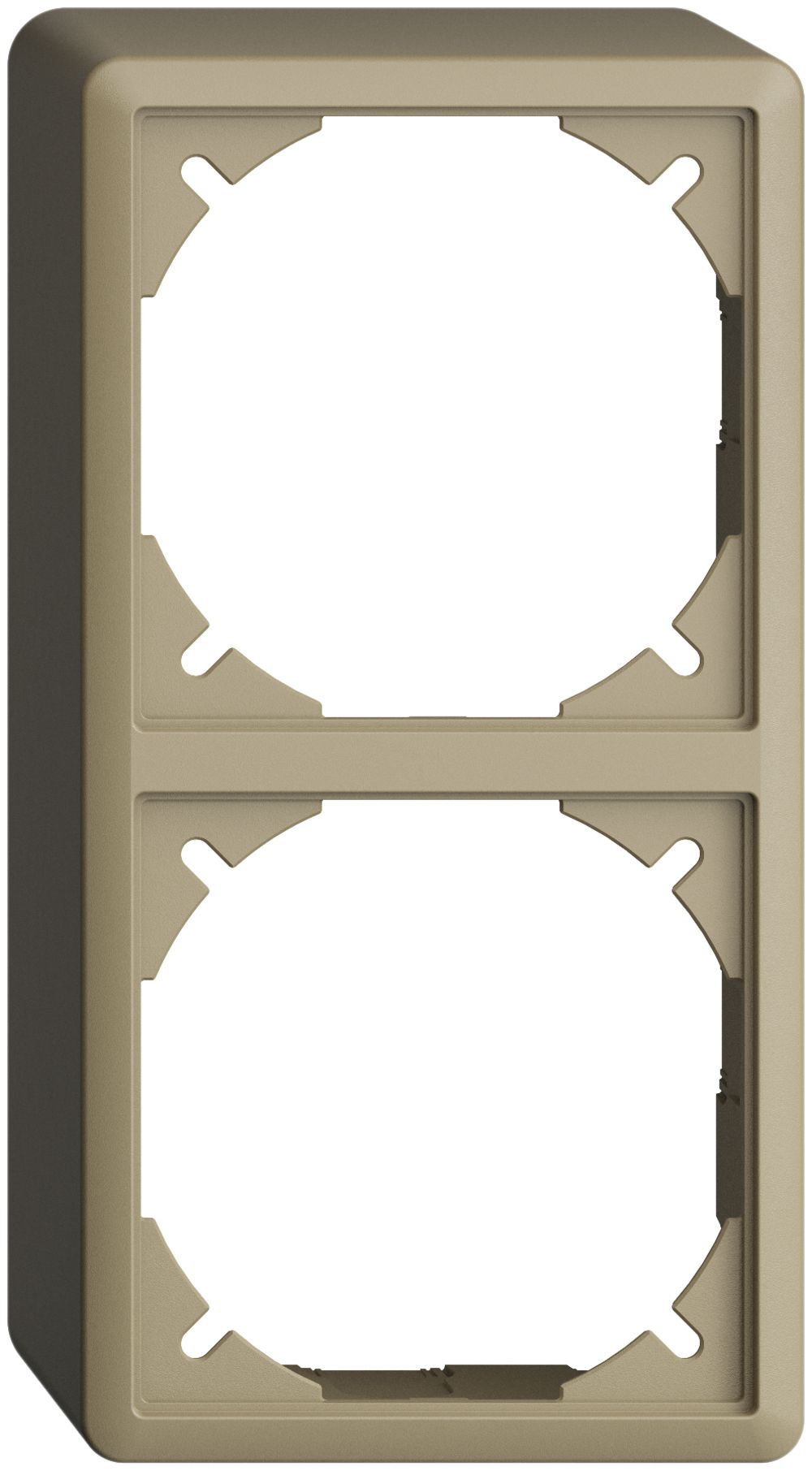 Capot EDIZIOdue 54mm I-I sand pour combinaison vertical/horizontal