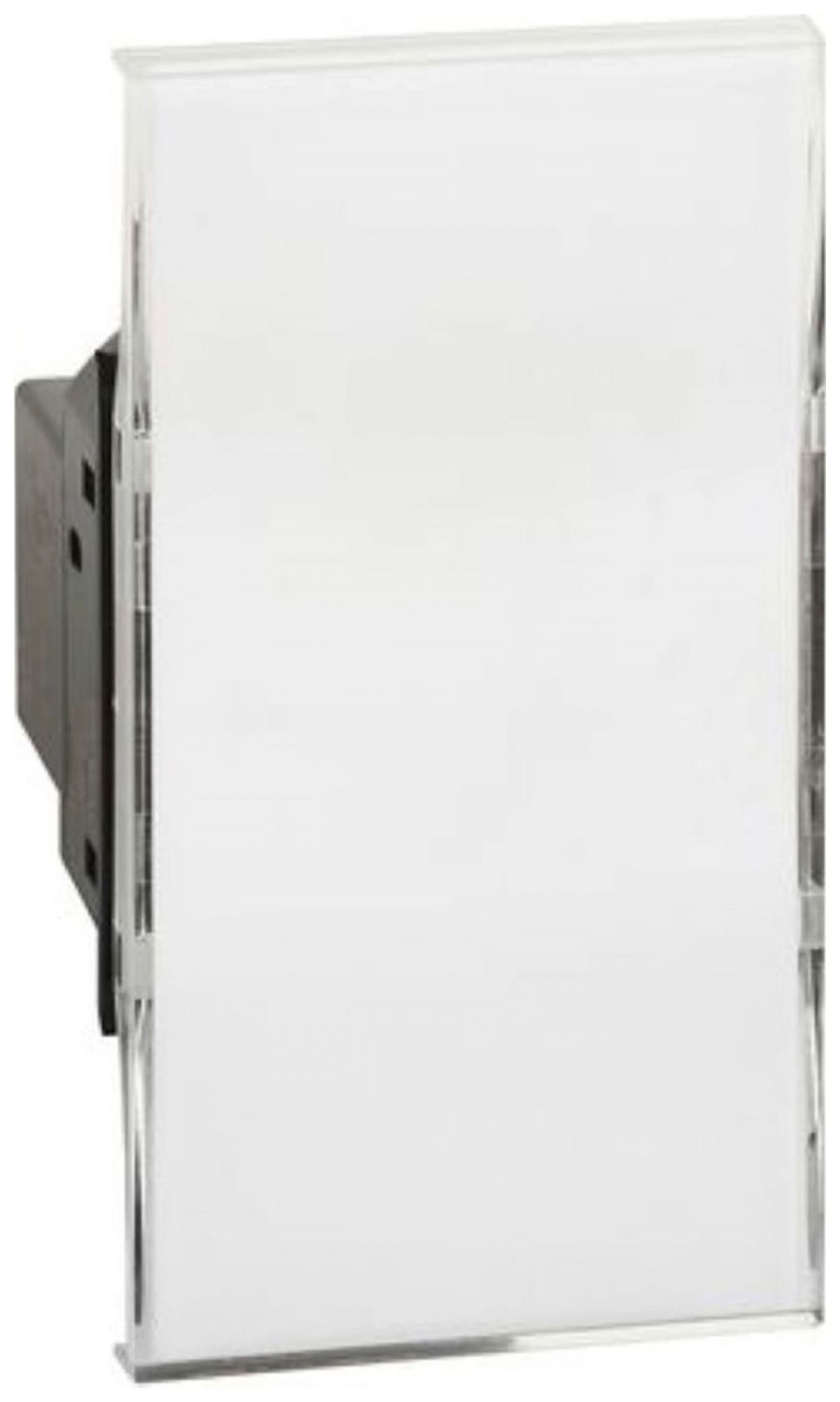 EB-Taster Living Now 1P 1NO 3A 250V 45×86mm weiss