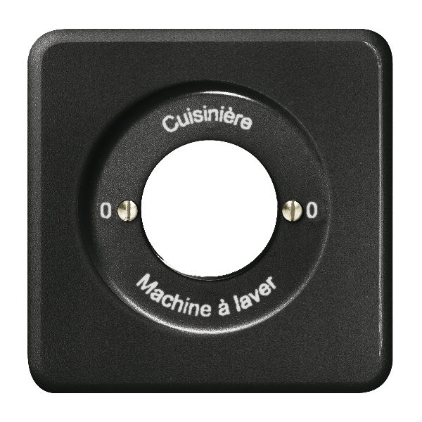 Kit front. ENC 0-Cuisinière-0-Machine pour interr.rot à clé noir
